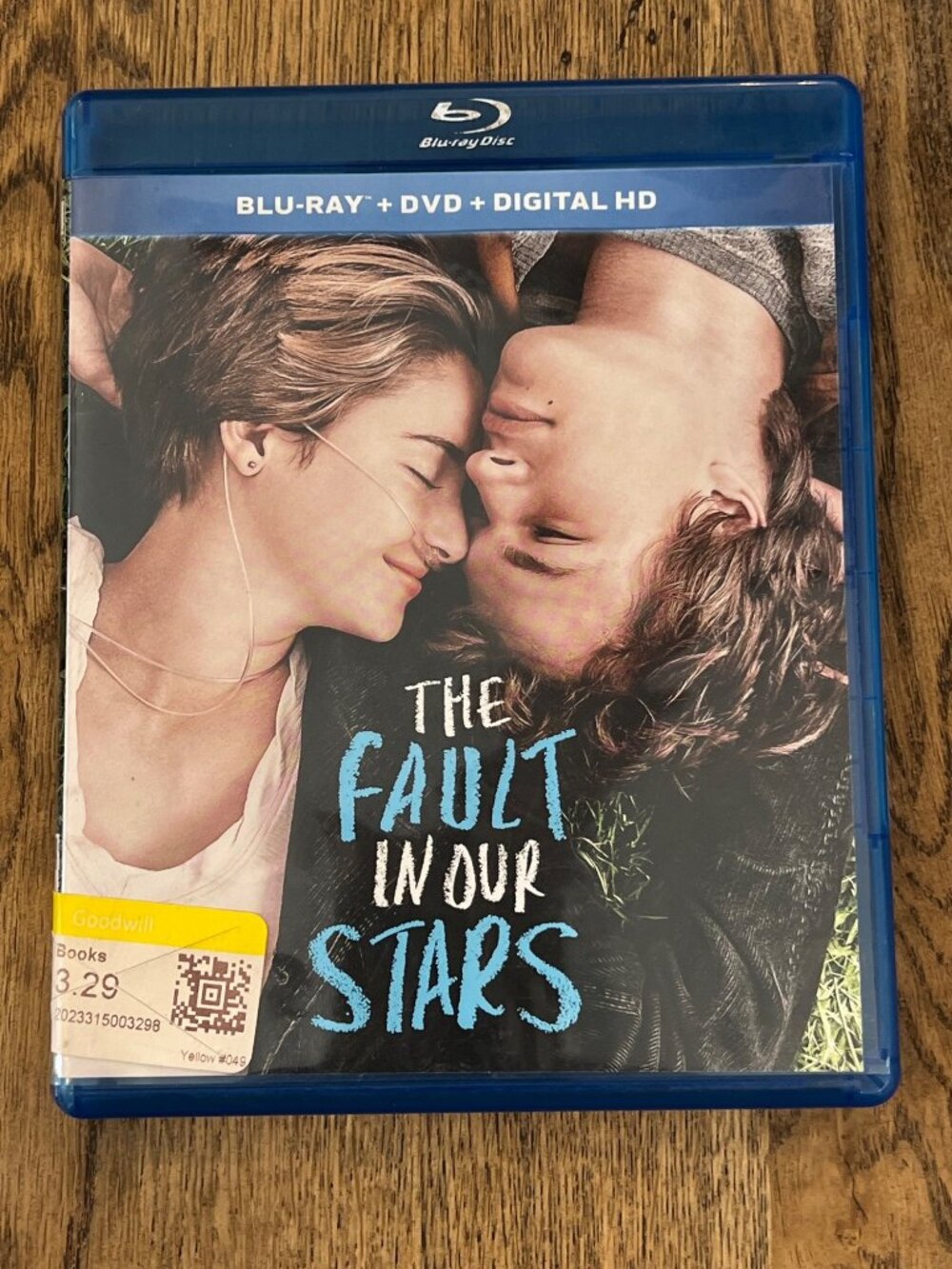 The Fault In Our Stars 2014 Movie Blu-ray + DVD + Digital Romantic Drama Pre-Own